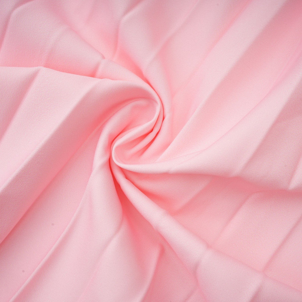 Michela Floral Midi Dress Pink Crew Neck with Short Sleeves & Pleated Detail