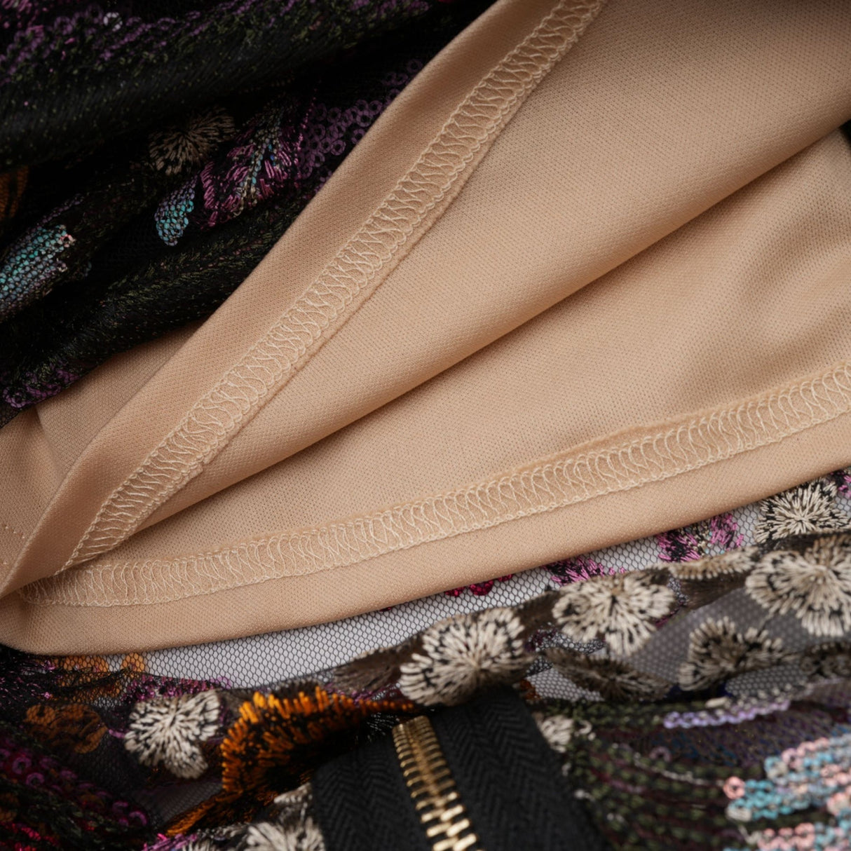 Michelina Floral Midi Dress in Red with Sequin Embellishment & OffShoulder Style