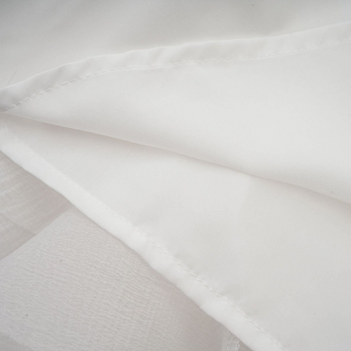 Mikayla Mini Dress Sheer White Flared Chic