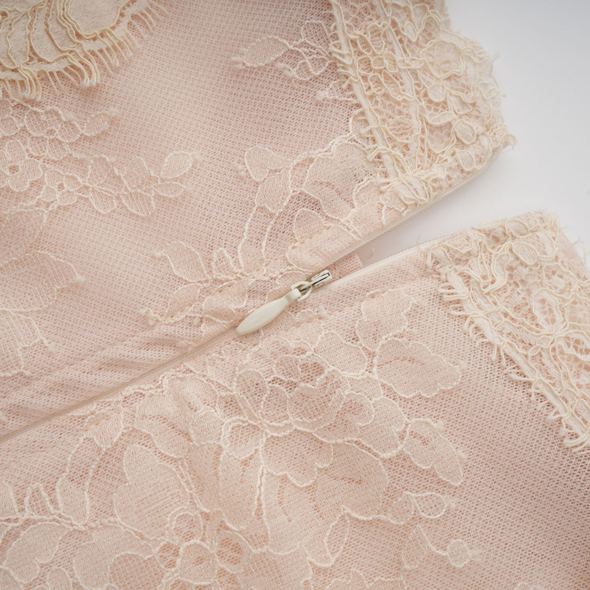 Morgan Polka - Dot Lace - Trim Midi Dress