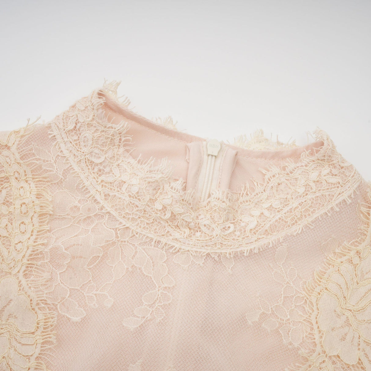 Morgan Polka - Dot Lace - Trim Midi Dress