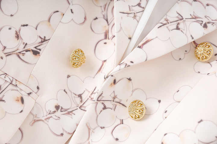 Natalina Blazer - Tailored Silhouette - Floral Pattern - Slim Fit - Versatile Styling - Lightweight Fabric