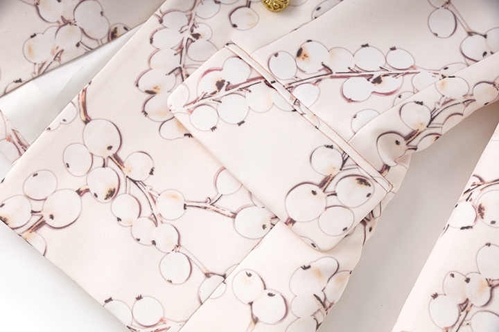 Natalina Blazer - Tailored Silhouette - Floral Pattern - Slim Fit - Versatile Styling - Lightweight Fabric