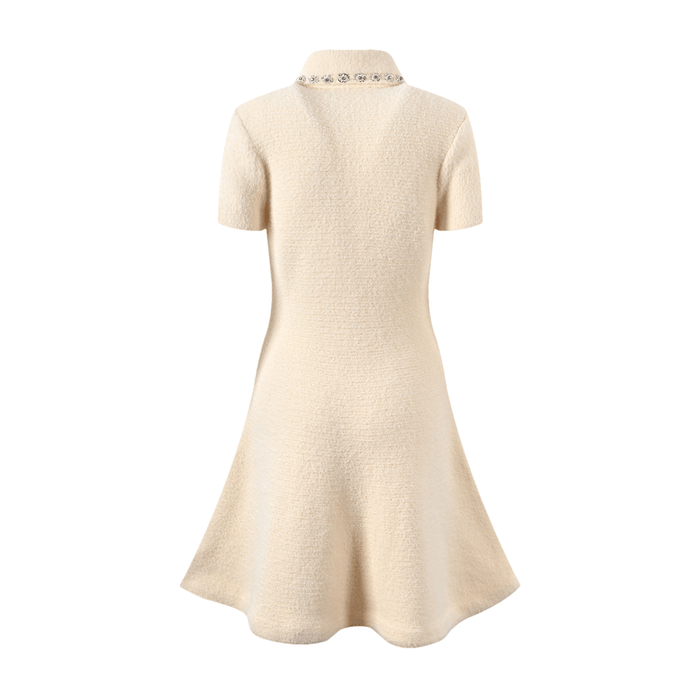 Nicole Mini Dress with Lapel Design