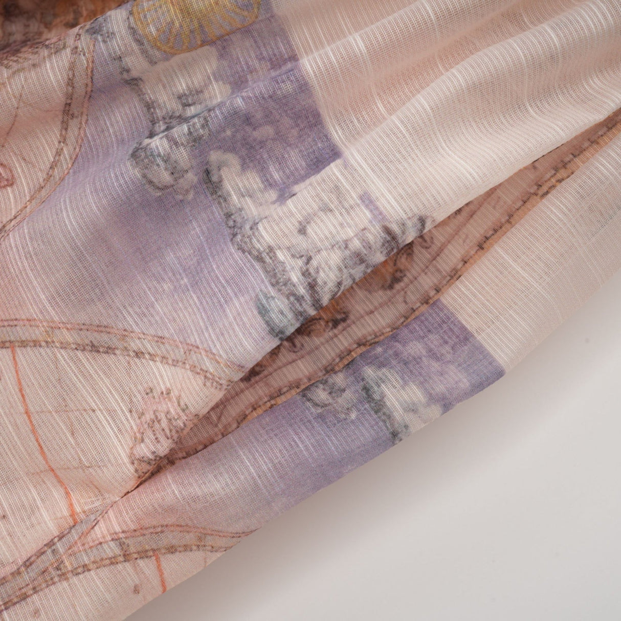 Ninfa Mini Dress with Pattern Print and Belt