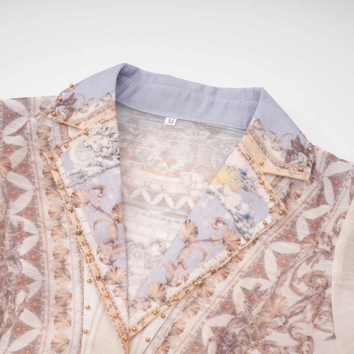 Ninfa Mini Dress with Pattern Print and Belt