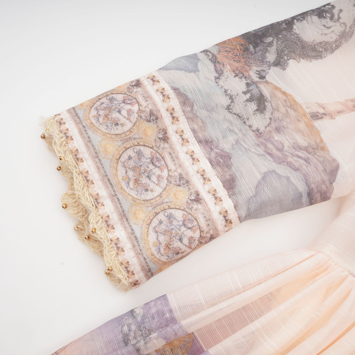 Ninfa Mini Dress with Pattern Print and Belt