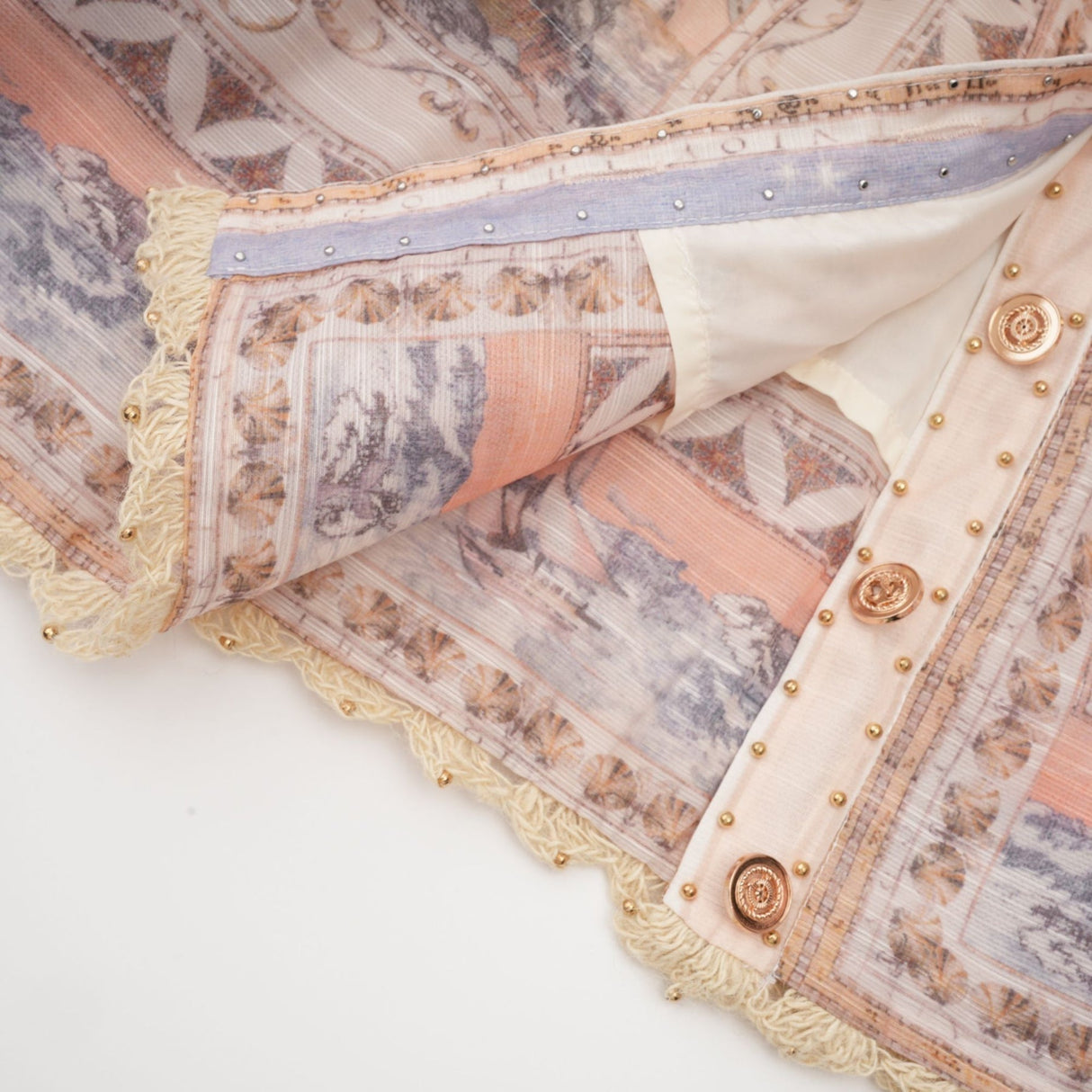 Ninfa Mini Dress with Pattern Print and Belt