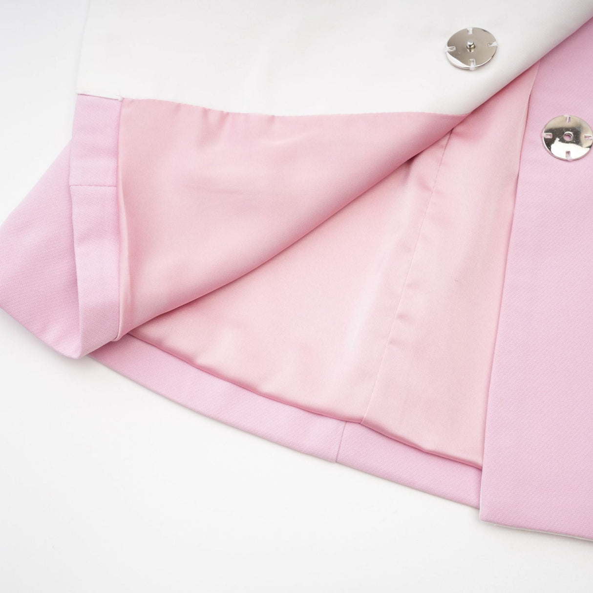 Nives Mini Dress Nives Panelled Pink Bowknot