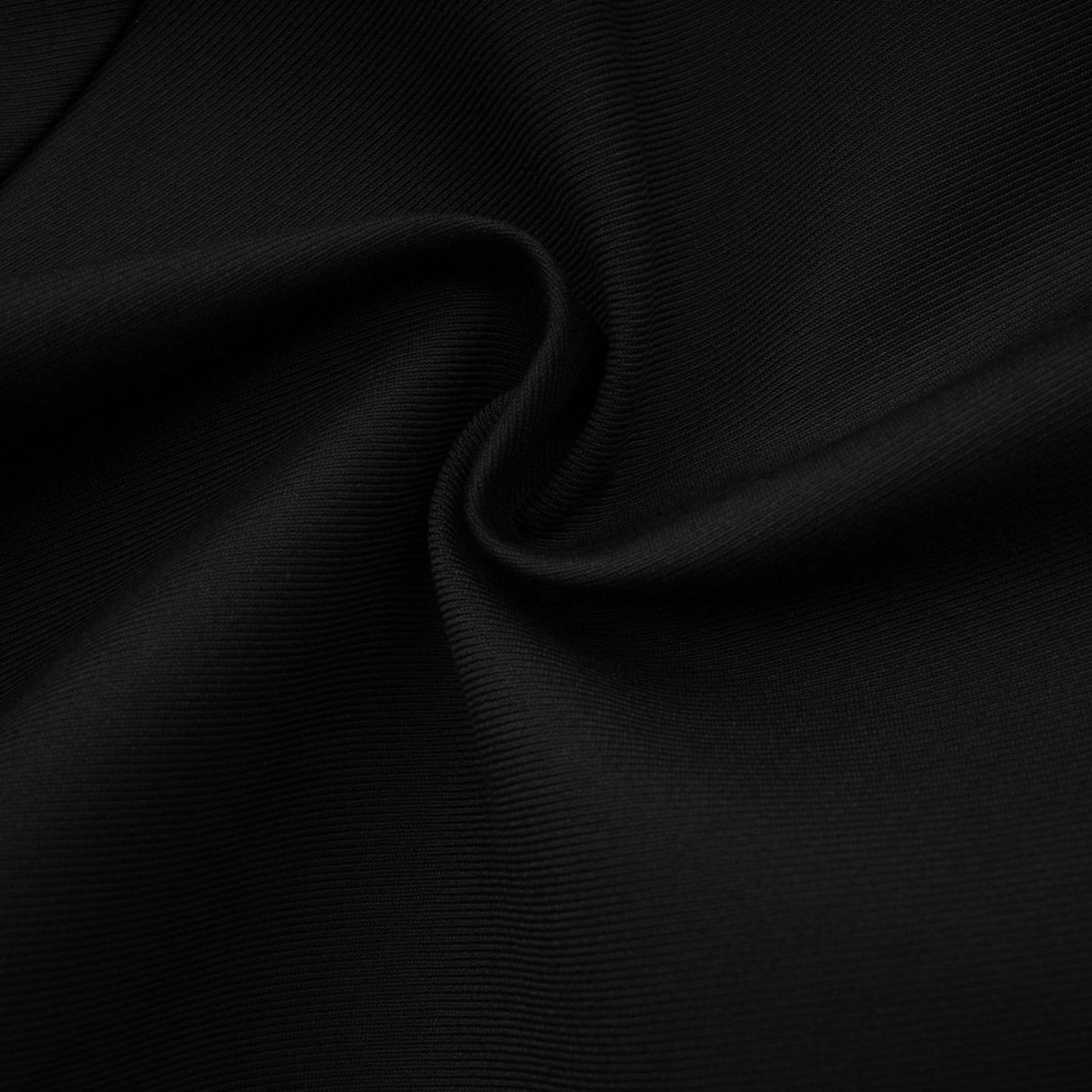 Nora Mini Dress Black Flared Crossover Gold Button