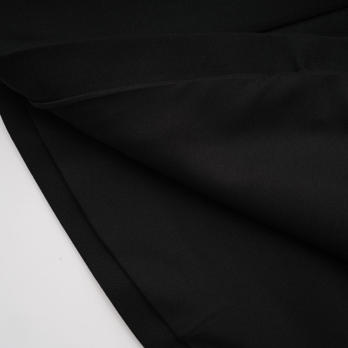 Nora Mini Dress Black Flared Crossover Gold Button