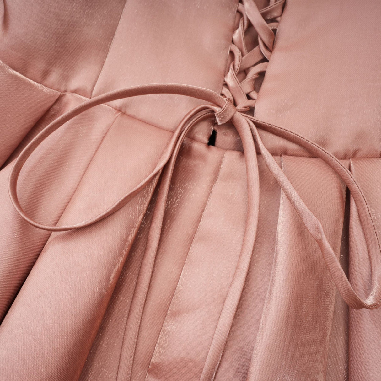 Olga Dress Brown Bow Detail Flare Mini