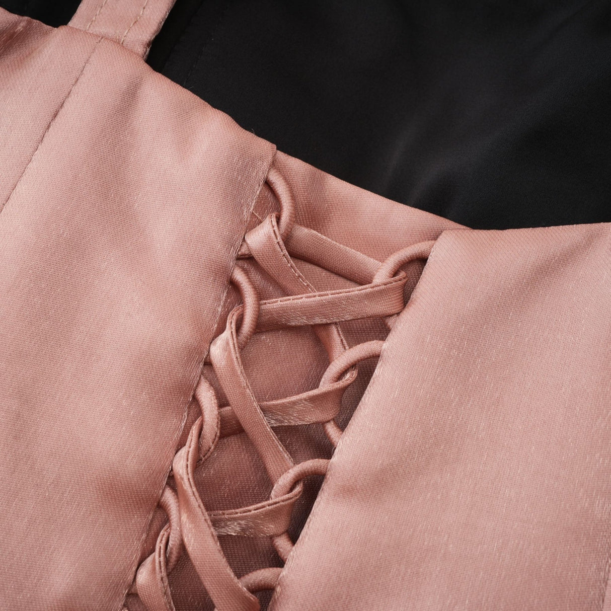 Olga Dress Brown Bow Detail Flare Mini