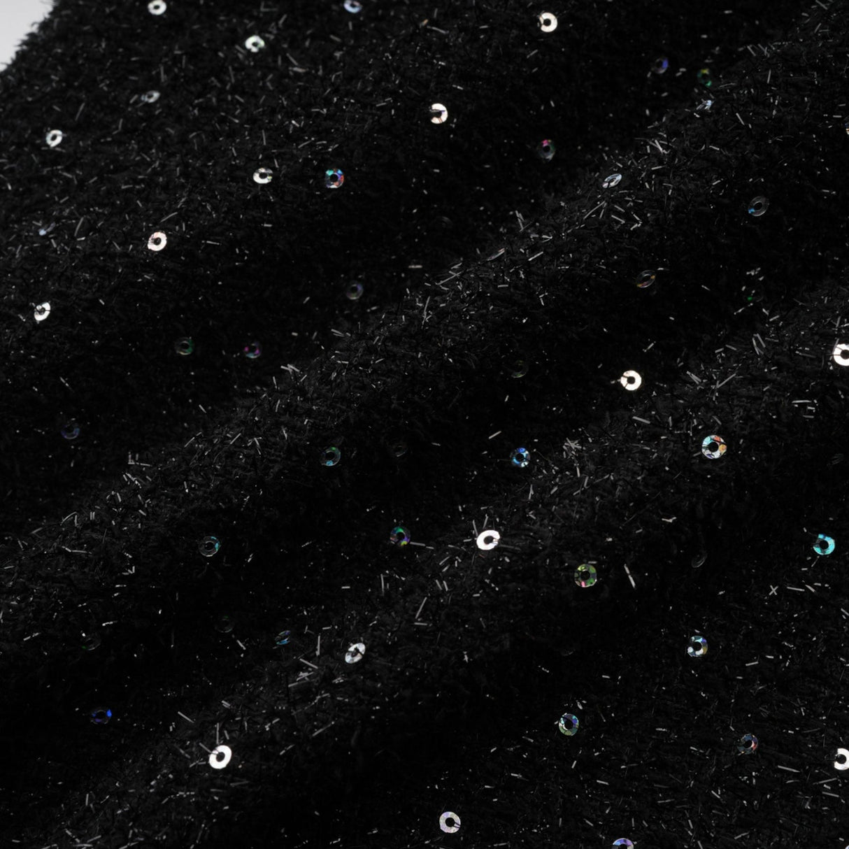 Olivia Mini Dress Monochrome Tweed Pearls