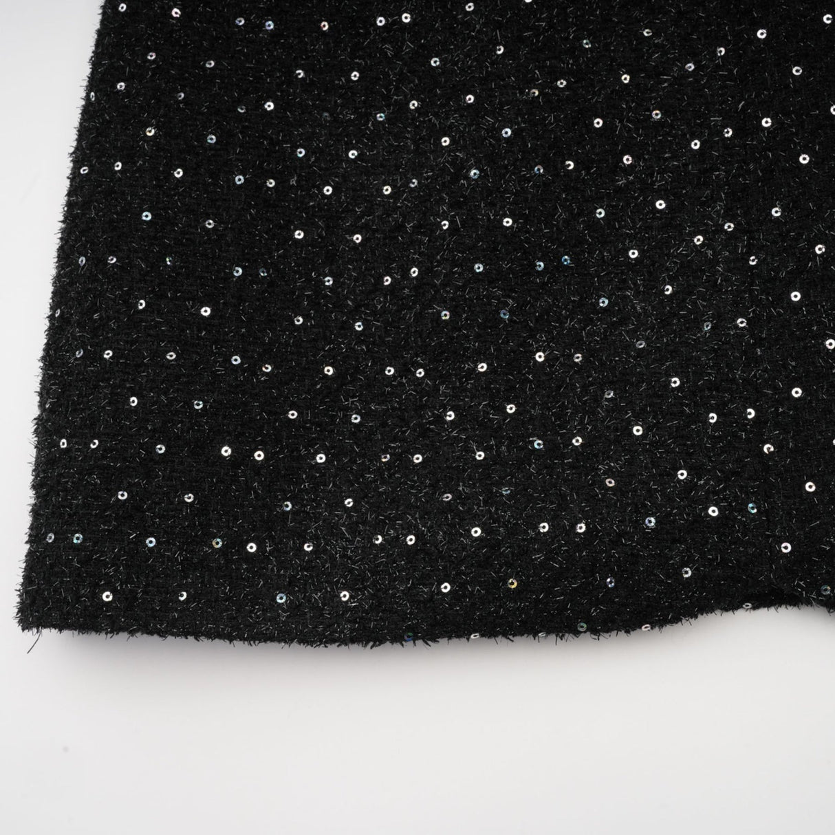 Olivia Mini Dress Monochrome Tweed Pearls