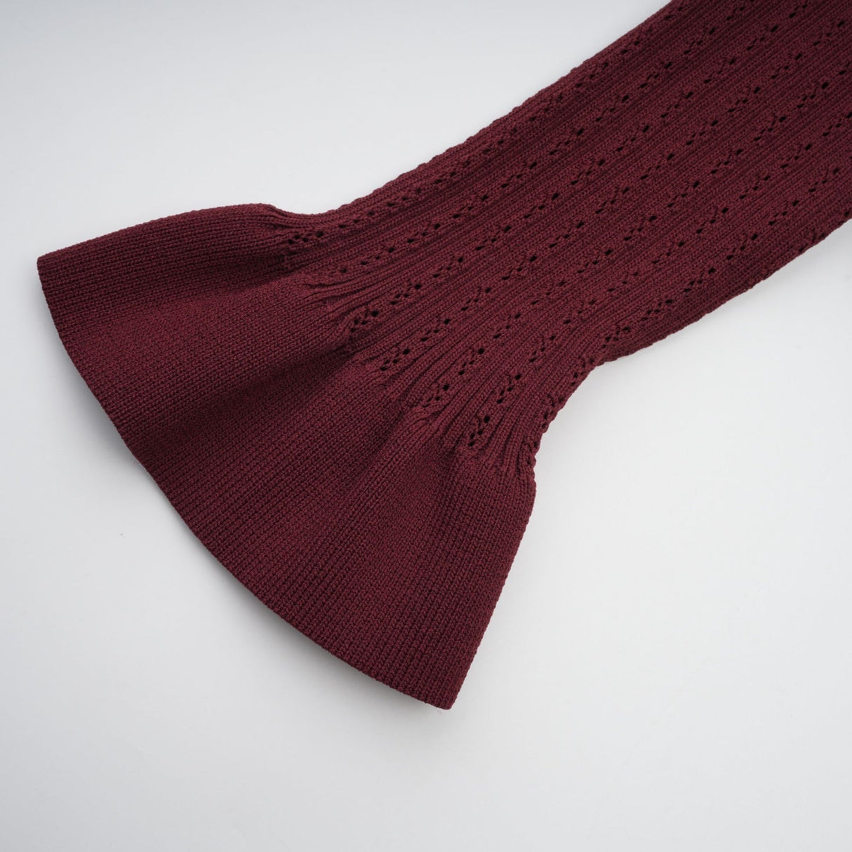 Paisley Skirt & Top Set Crystal Embellished Bordeaux Red