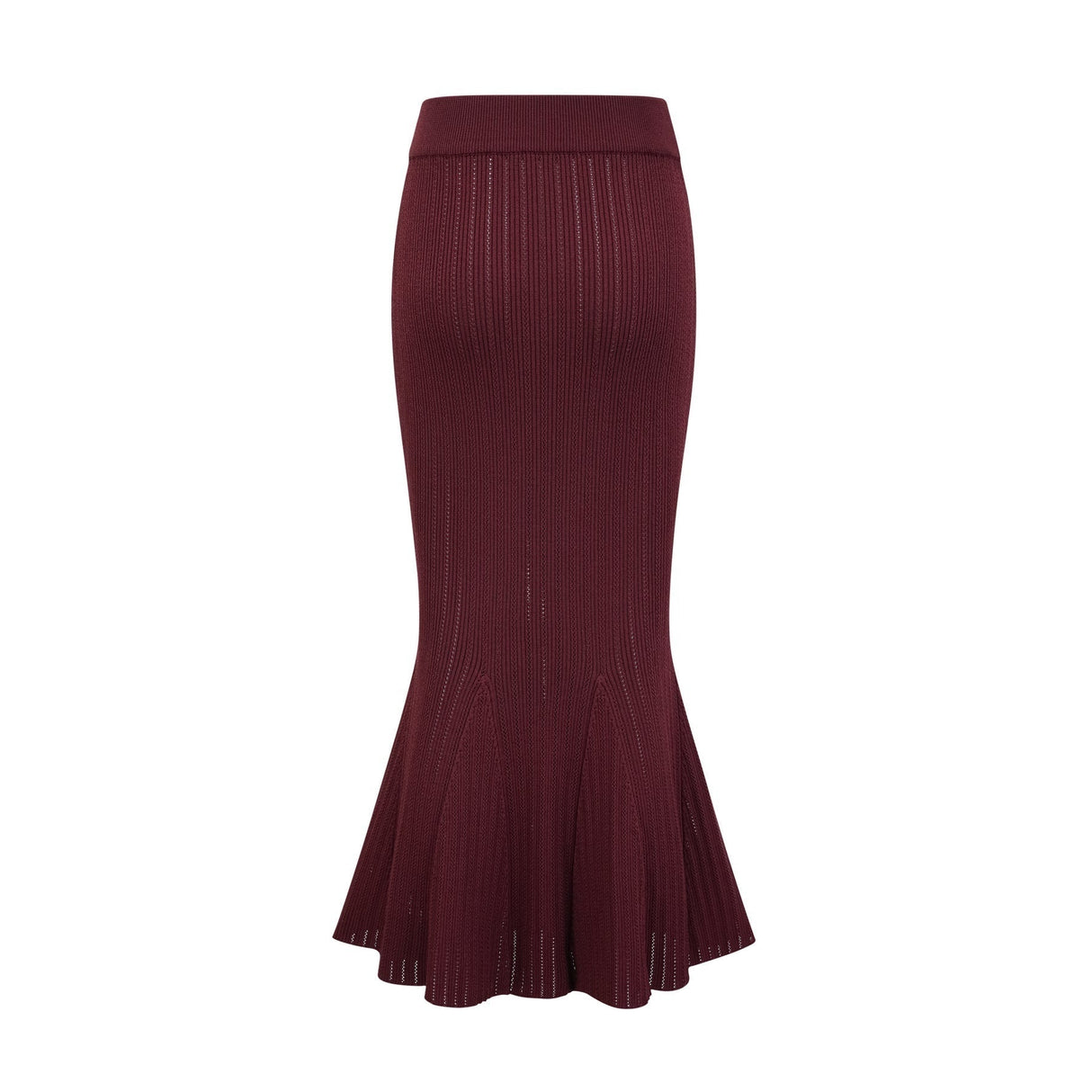 Paisley Skirt & Top Set Crystal Embellished Bordeaux Red