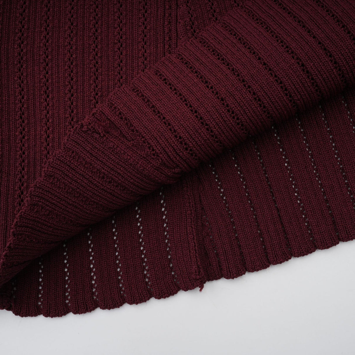 Paisley Skirt & Top Set Crystal Embellished Bordeaux Red