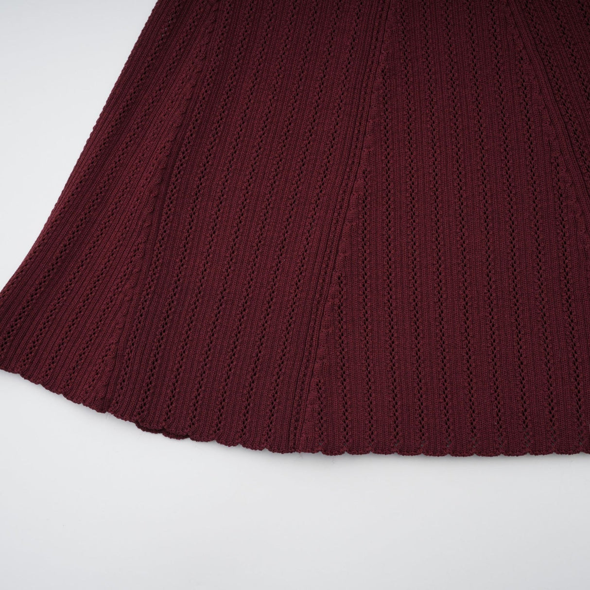 Paisley Skirt & Top Set Crystal Embellished Bordeaux Red