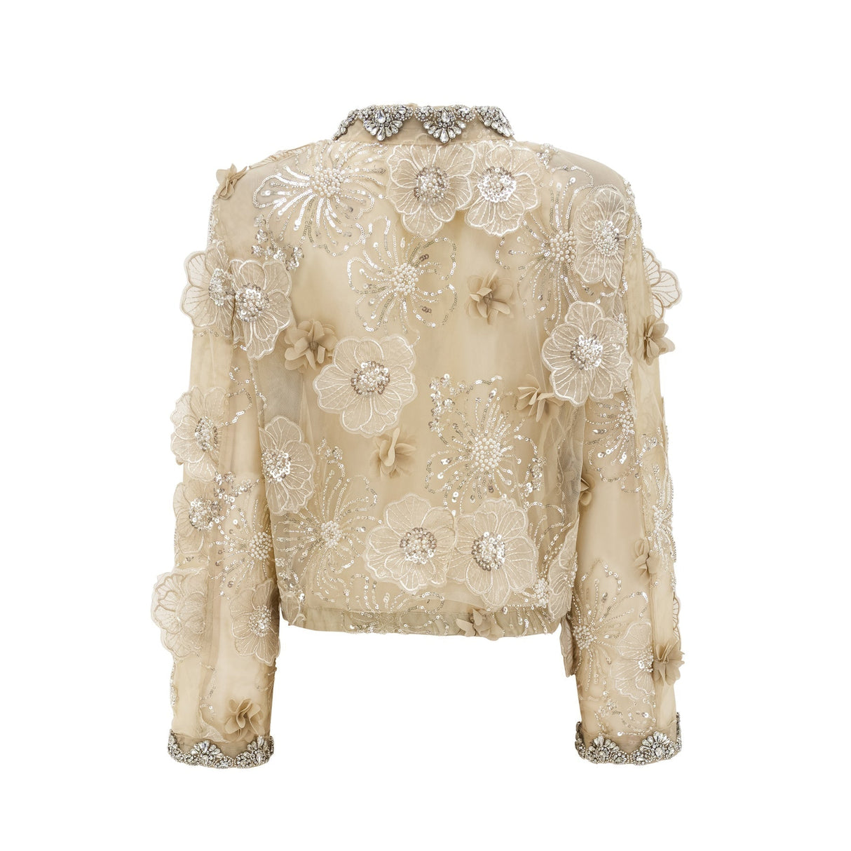 Paityn Floral Appliqué Jacket