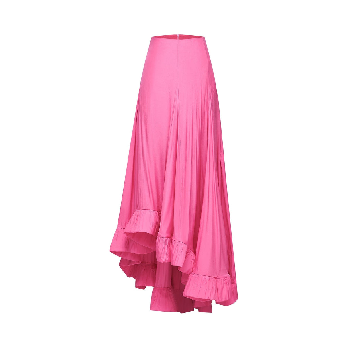 Pasqualina Skirt & Top Set Pink Ruffled Pleated Design