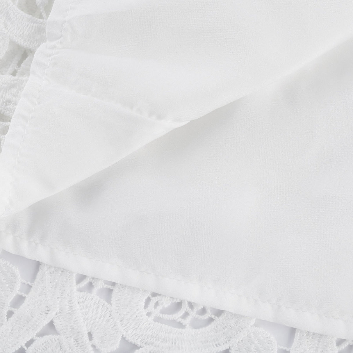 Patrizia Shirt & Skirt White Lace Floral Set