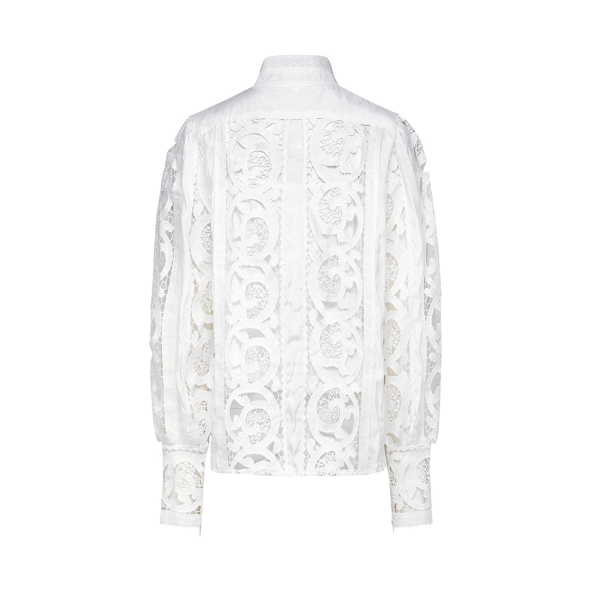 Patrizia Shirt & Skirt White Lace Floral Set