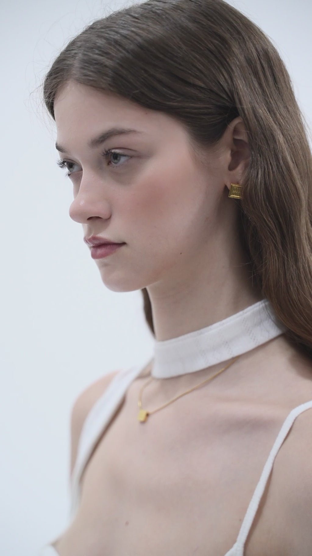 Penelope Skirt Tie Waisted Polka Dot Print & Color Blocked Midi