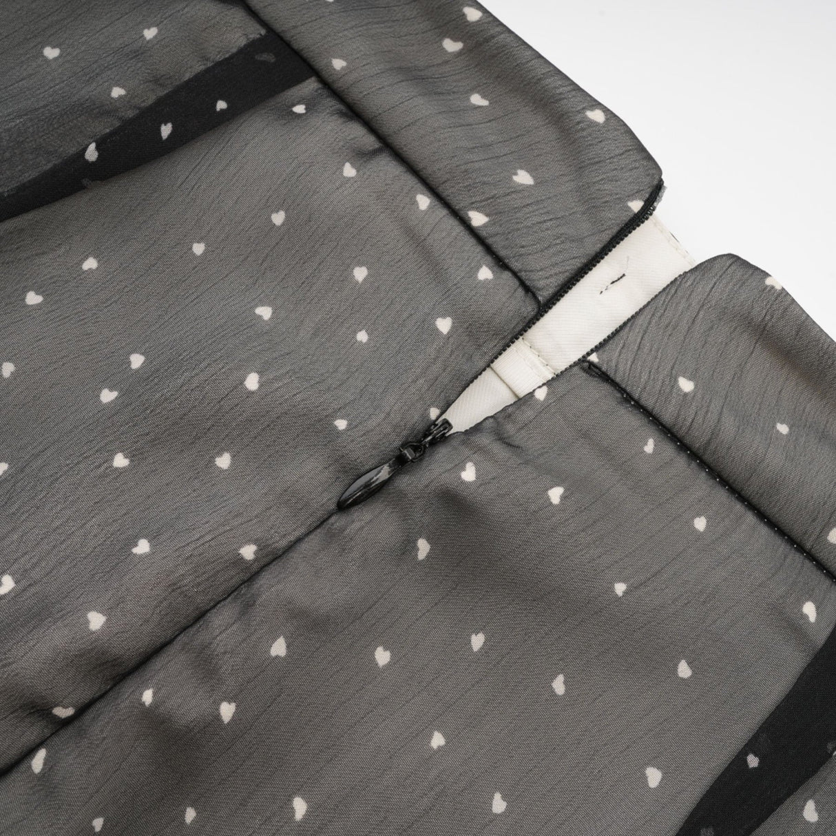 Penelope Skirt Tie Waisted Polka Dot Print & Color Blocked Midi