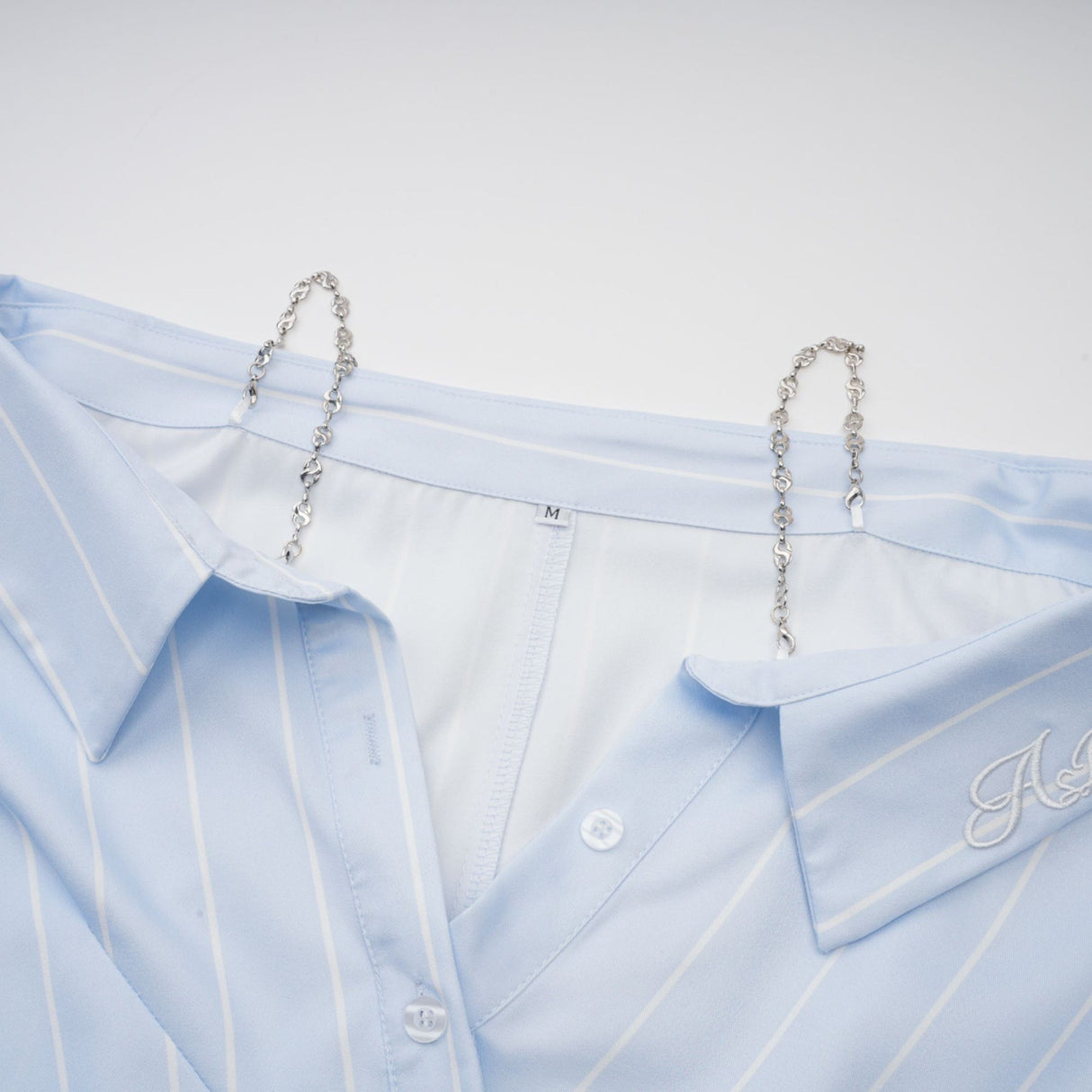 Rachel Blouse Blue Stripe Off Shoulder Style