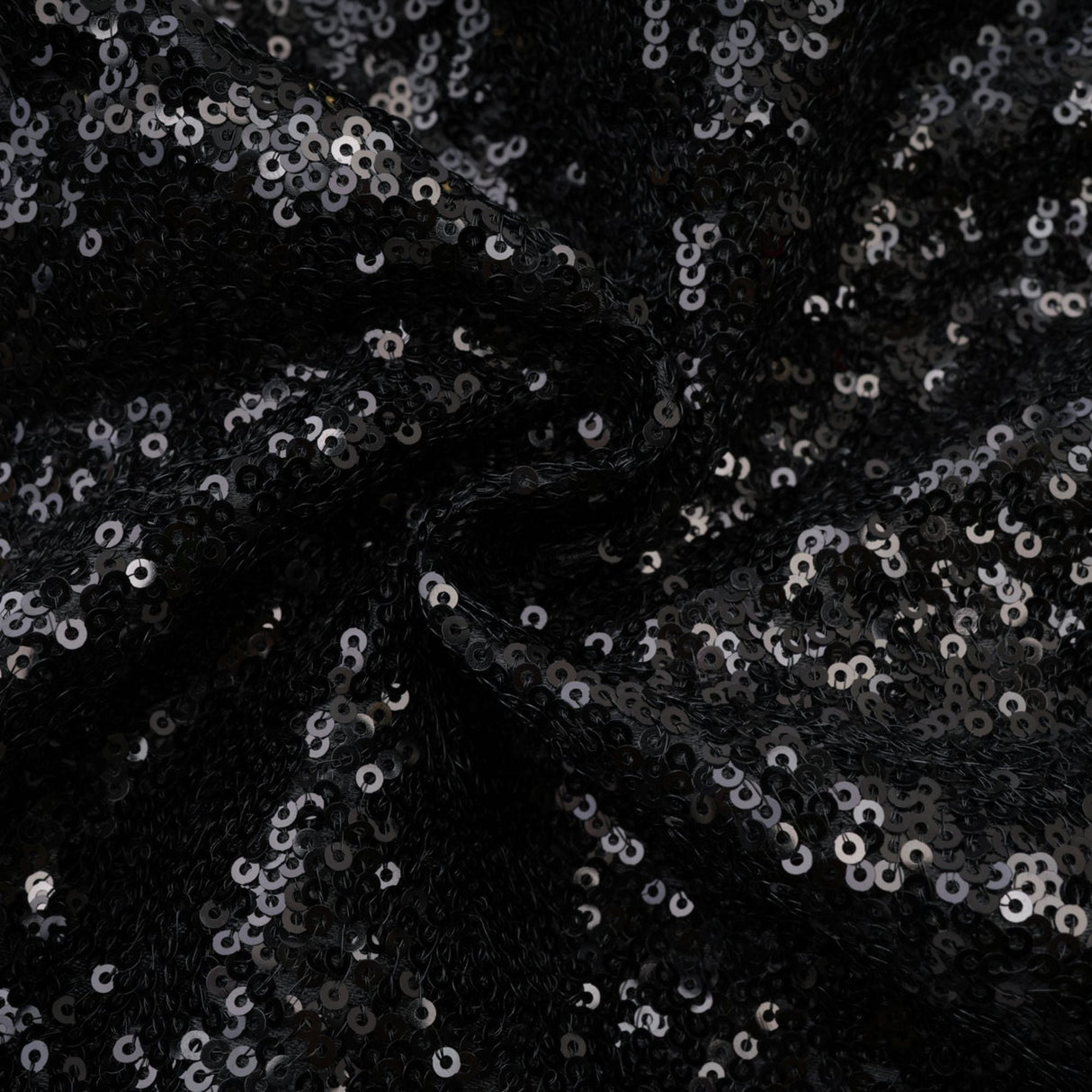 Raffaella Mini Dress Black Sequin Off Shoulder Panel