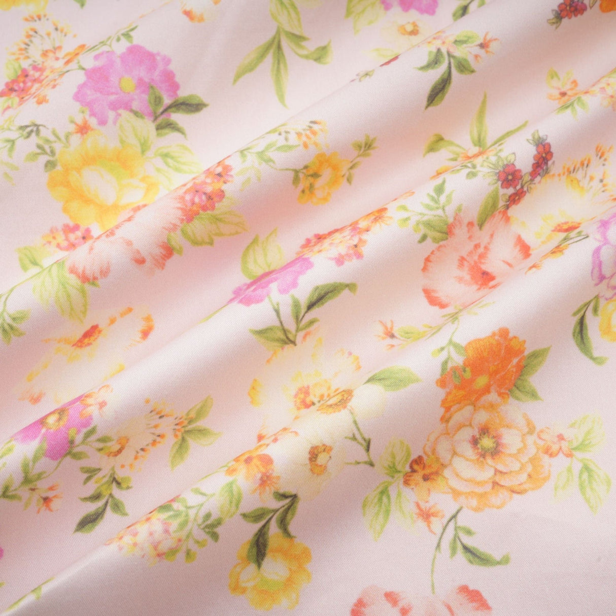 Remi Floral Midi Dress Pink Halterneck with Pleated Bustier & Corset Style