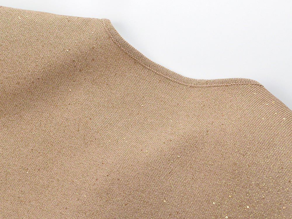 Rhea Knit Jacket – Cropped Length – Feather Cuffs – Tailored Fit