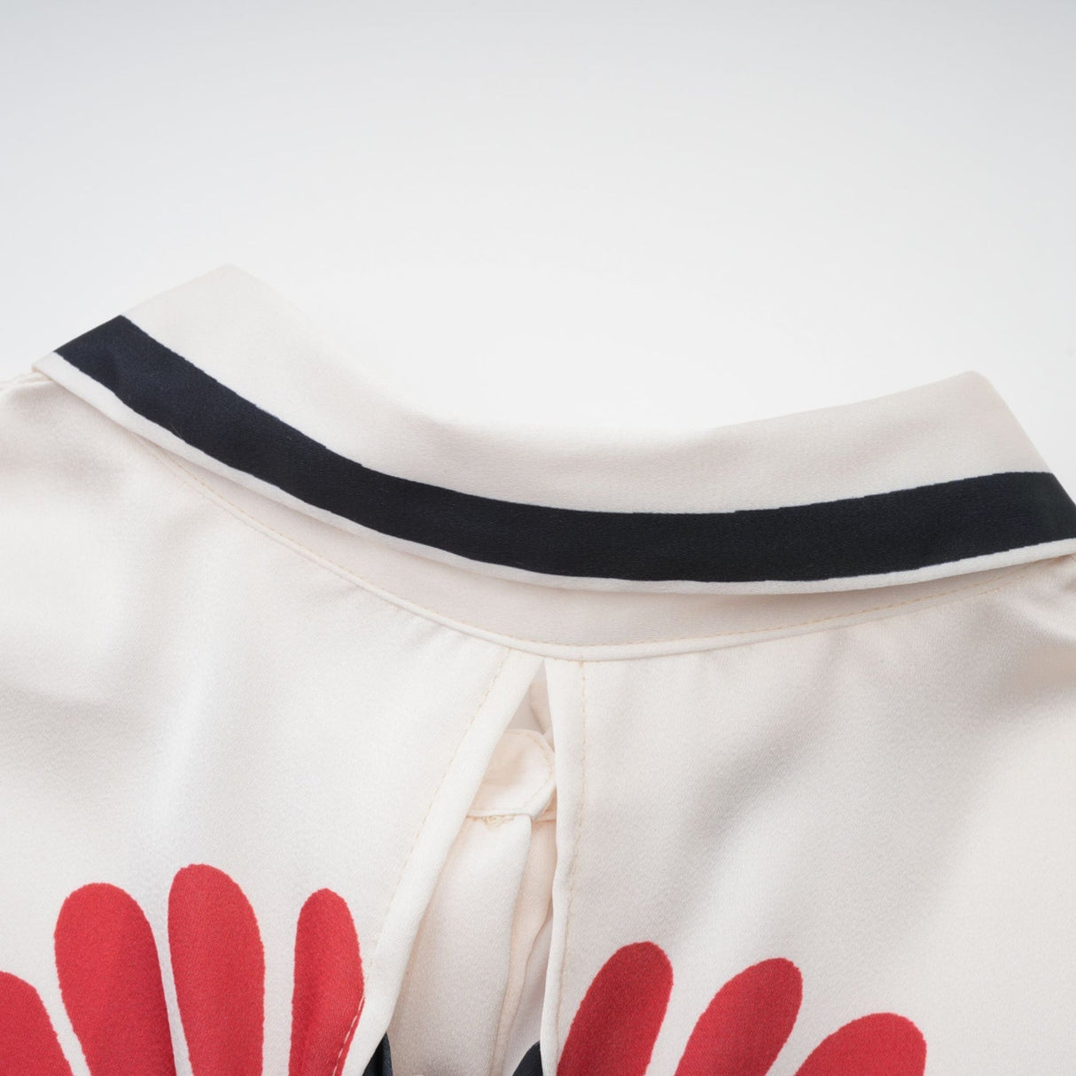 Rinata Shirt & Trousers White Multicolor Graphic Print Set