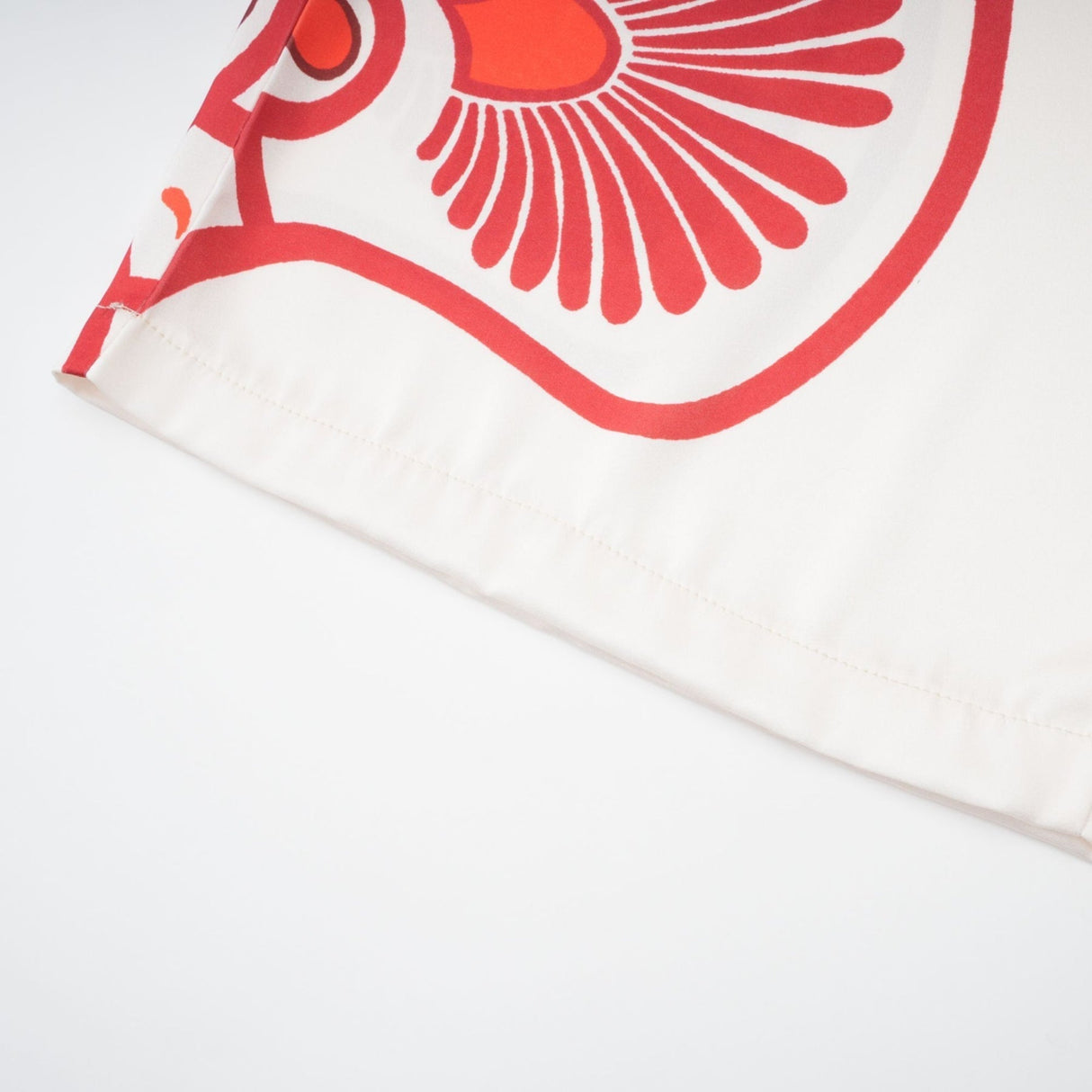 Rinata Shirt & Trousers White Multicolor Graphic Print Set