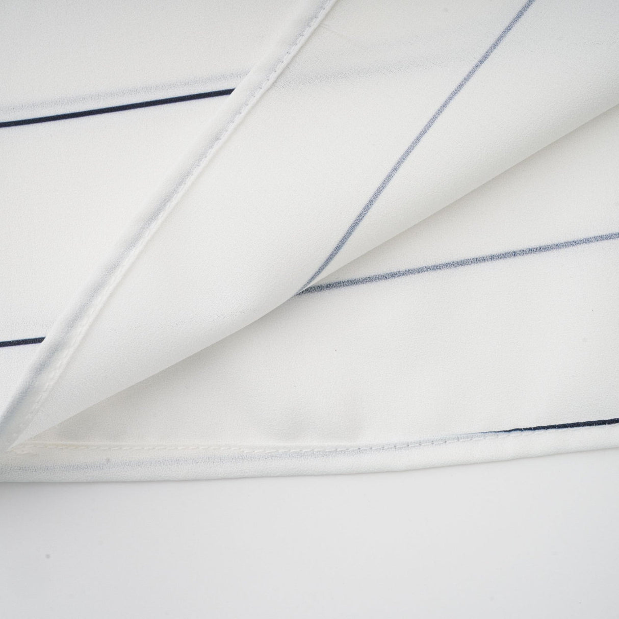 Rinata Top & Skirt Striped White Matching Set