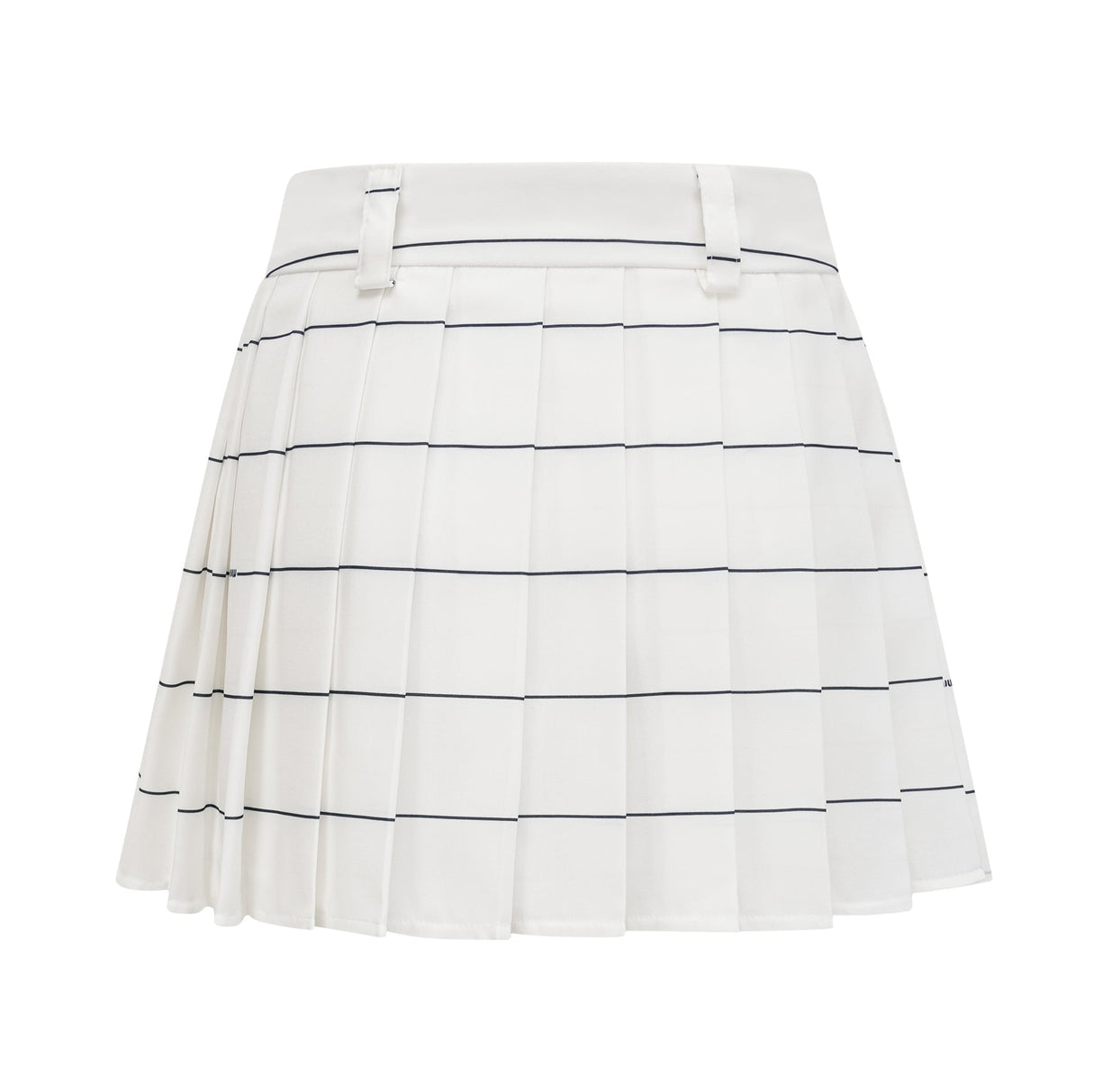 Rinata Top & Skirt Striped White Matching Set