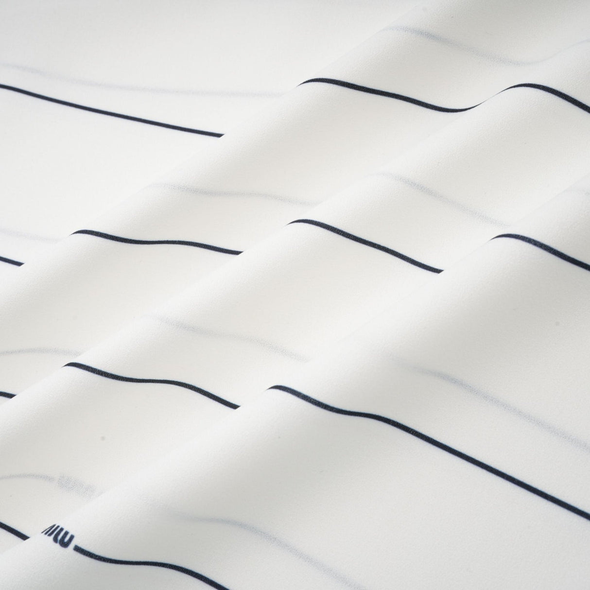 Rinata Top & Skirt Striped White Matching Set