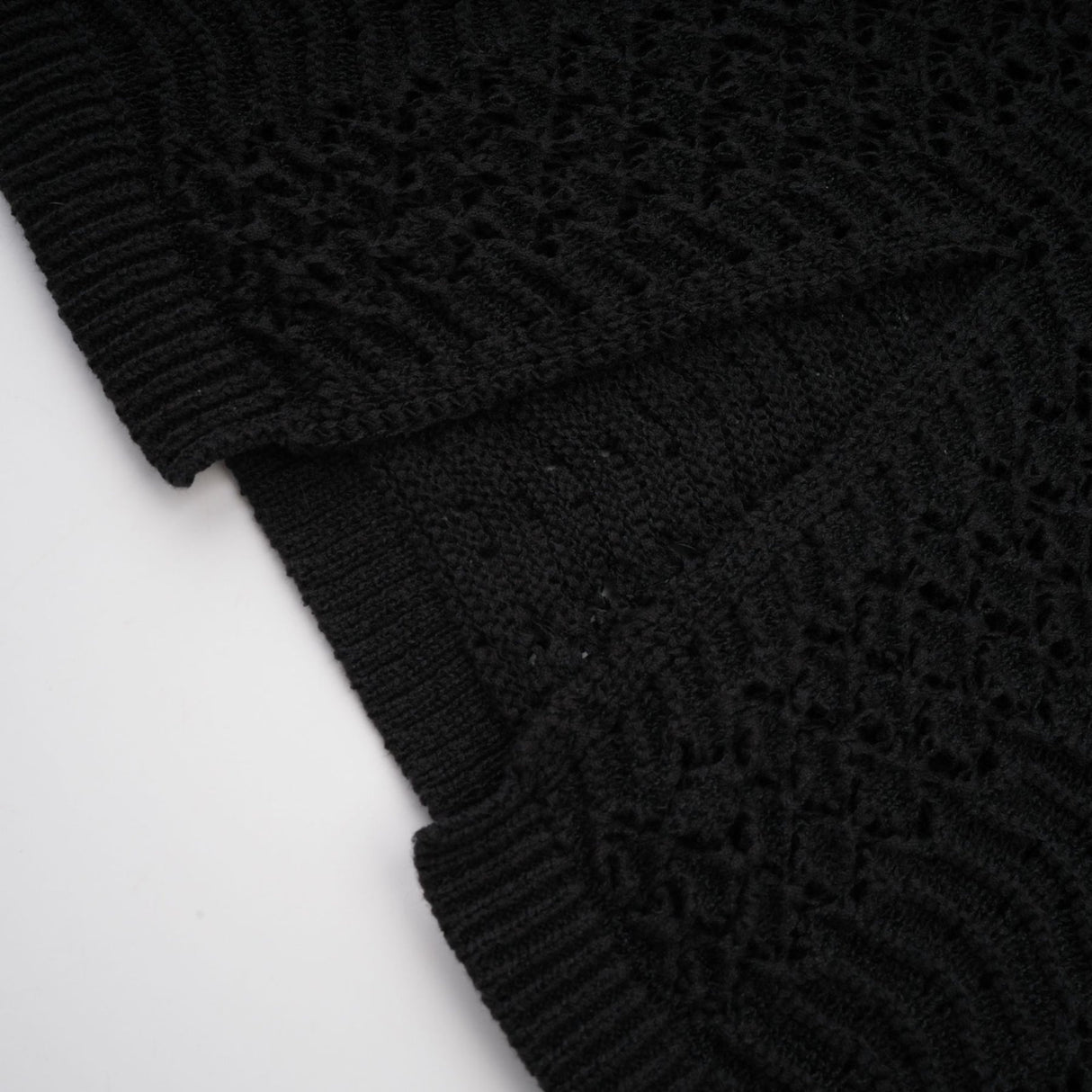 Rita Cardigan & Skirt Black Sequin Crochet Matching Set