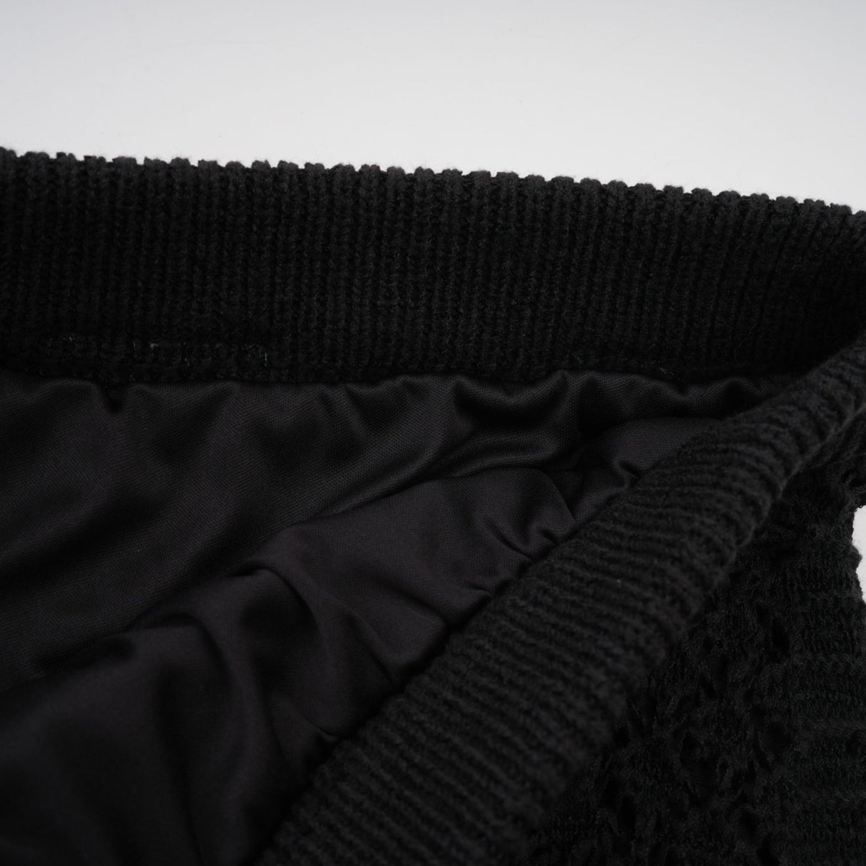 Rita Cardigan & Skirt Black Sequin Crochet Matching Set