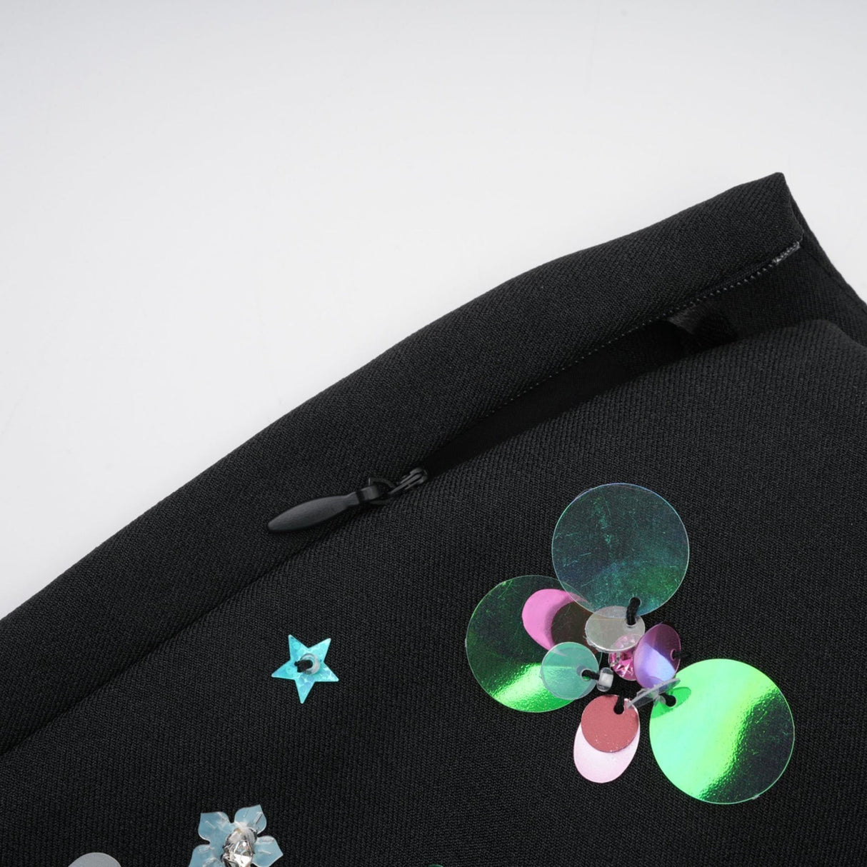 Rita Shorts with Floral & Crystal Embellishments