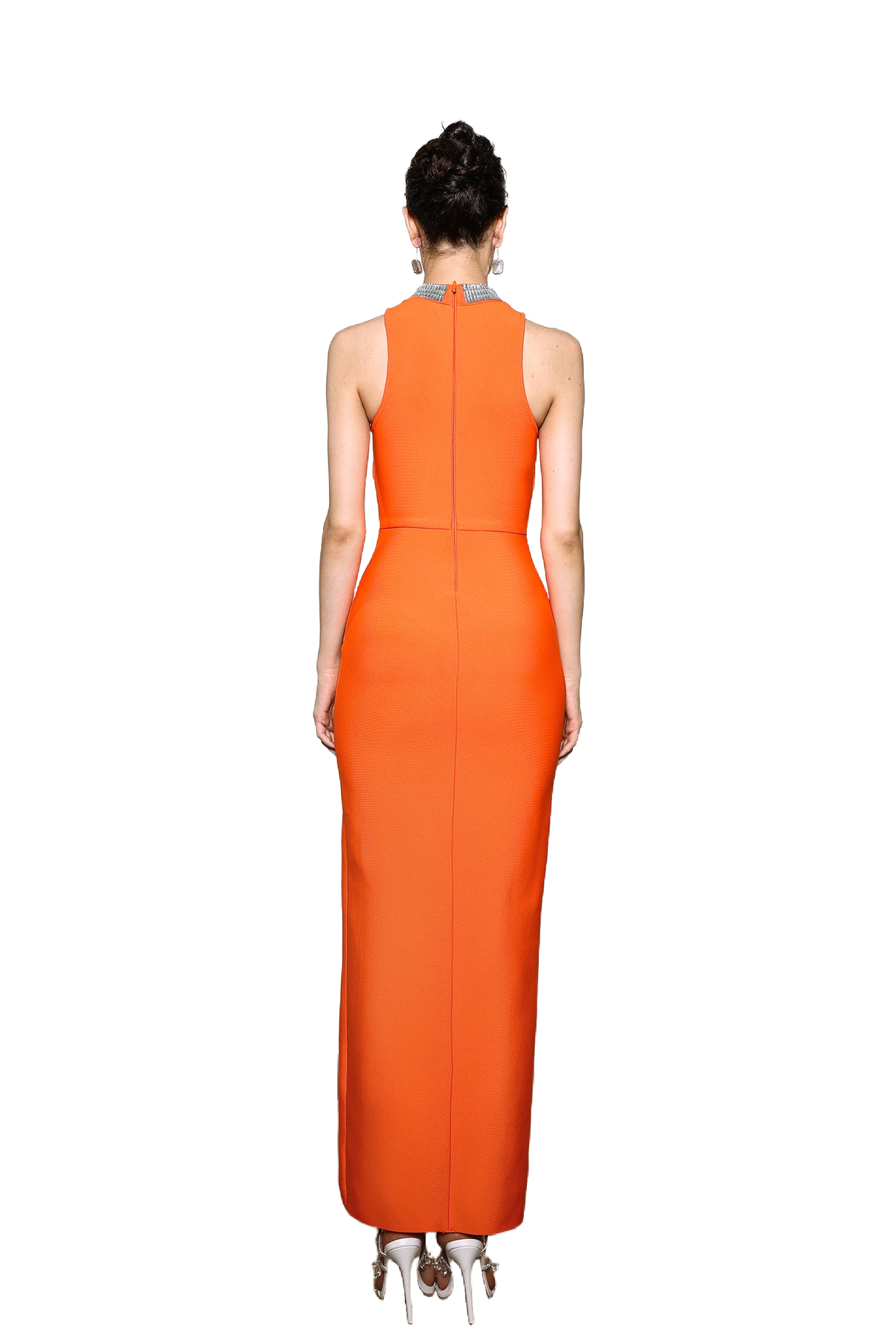 Olivia Midi Dress - Modern Elegance - Bold - Unique Neckline - Comfortable Fit - Attention To Detail