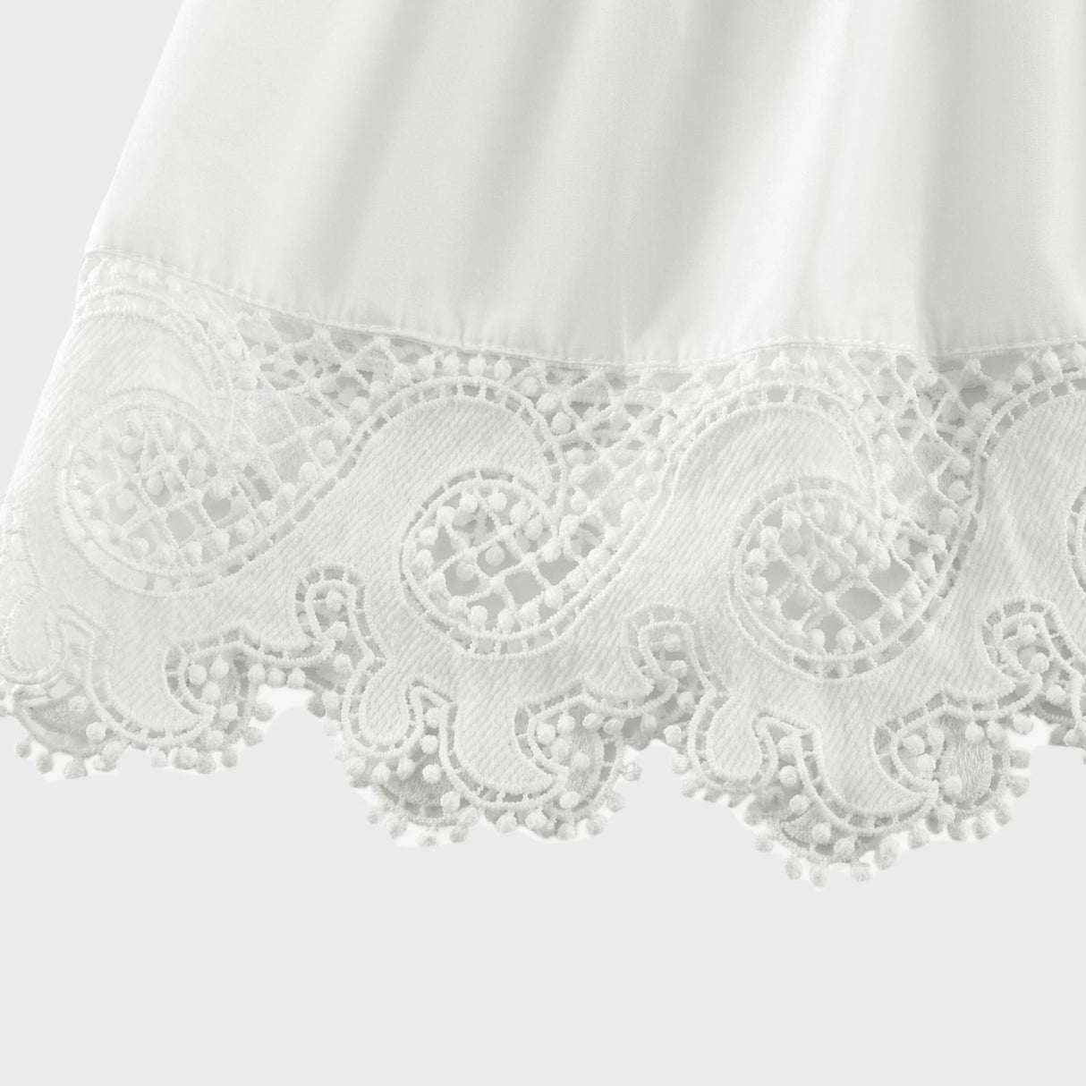 Rosanna Midi Dress White Guipure Lace Tiered Cut Out Design