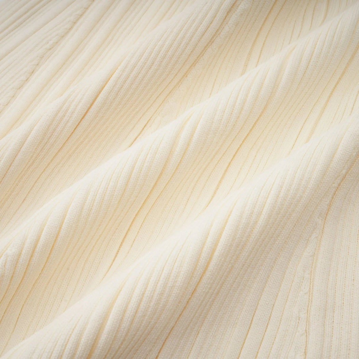 Rose Midi Dress Neutrals Ribbed - Knit Flared Pockets Button - Front & V - Neck