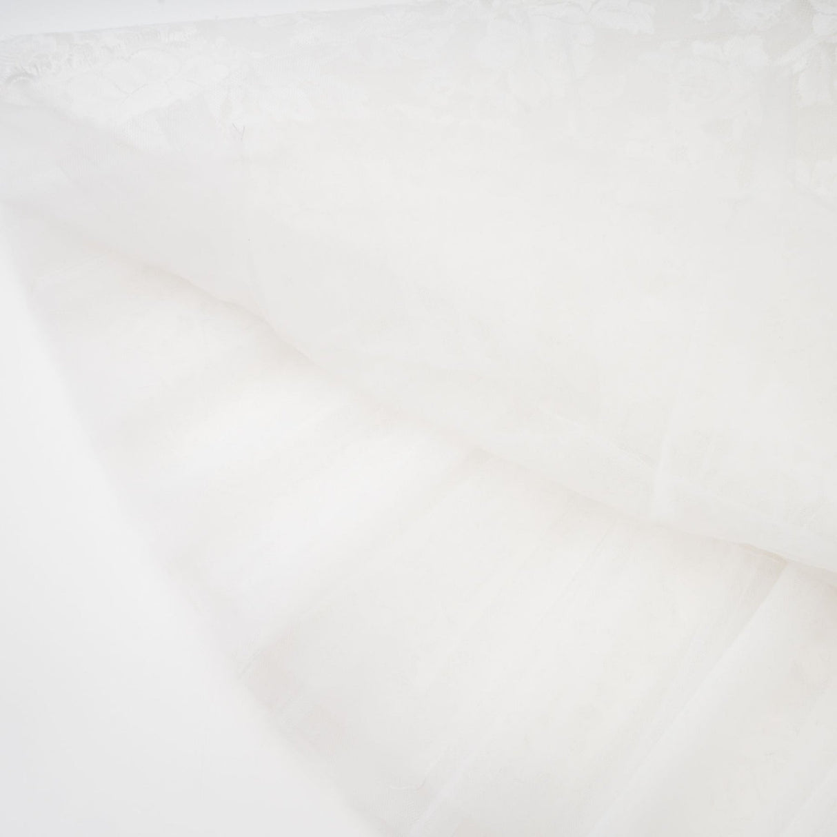 Rosetta Dress White Guipure Lace Tulle Skirt Bowknot Detailing