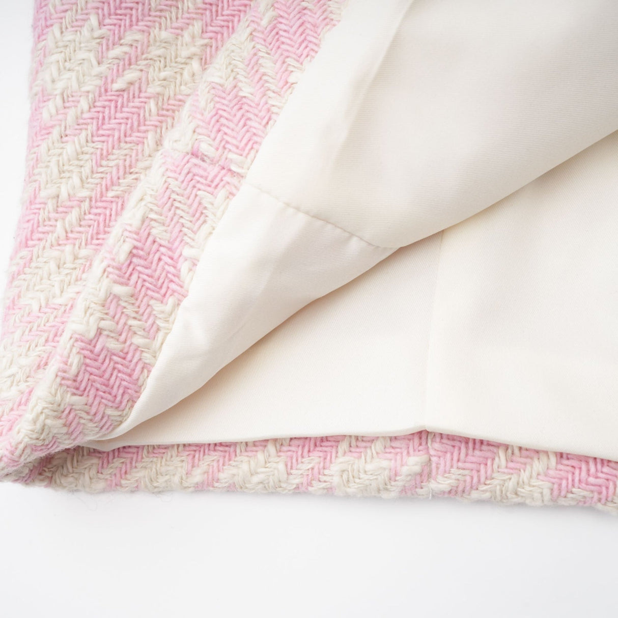 Rowan Mini Dress Pink Halterneck with Faux Pearl Embellishment