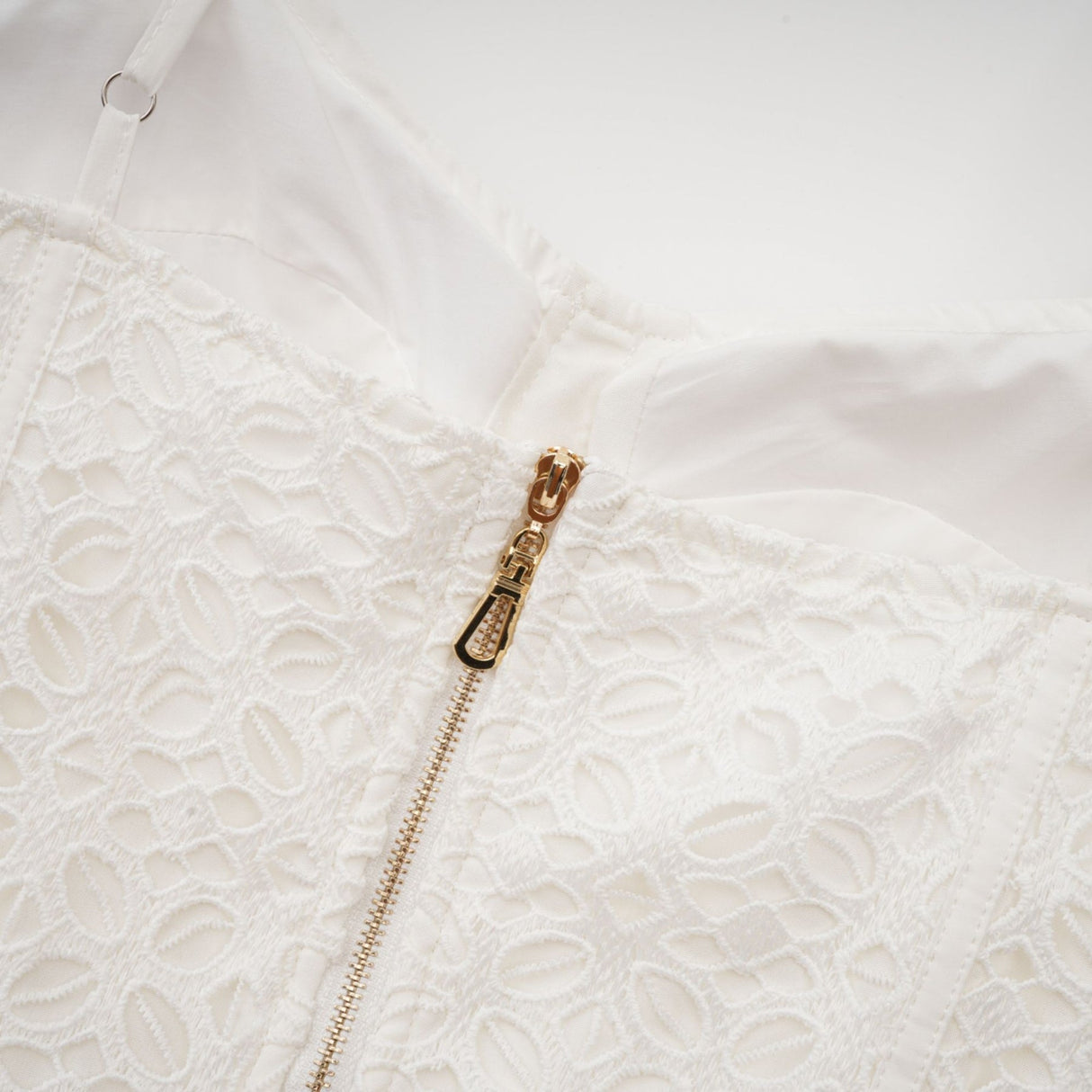 Rylan Midi Dress White Cut Out Belted Spaghetti Straps