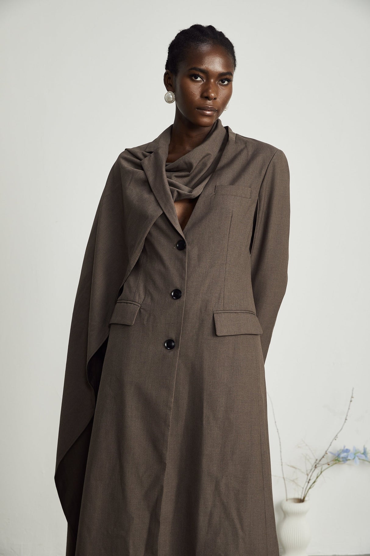 Rylee Trench Coat with Scarf Detailing