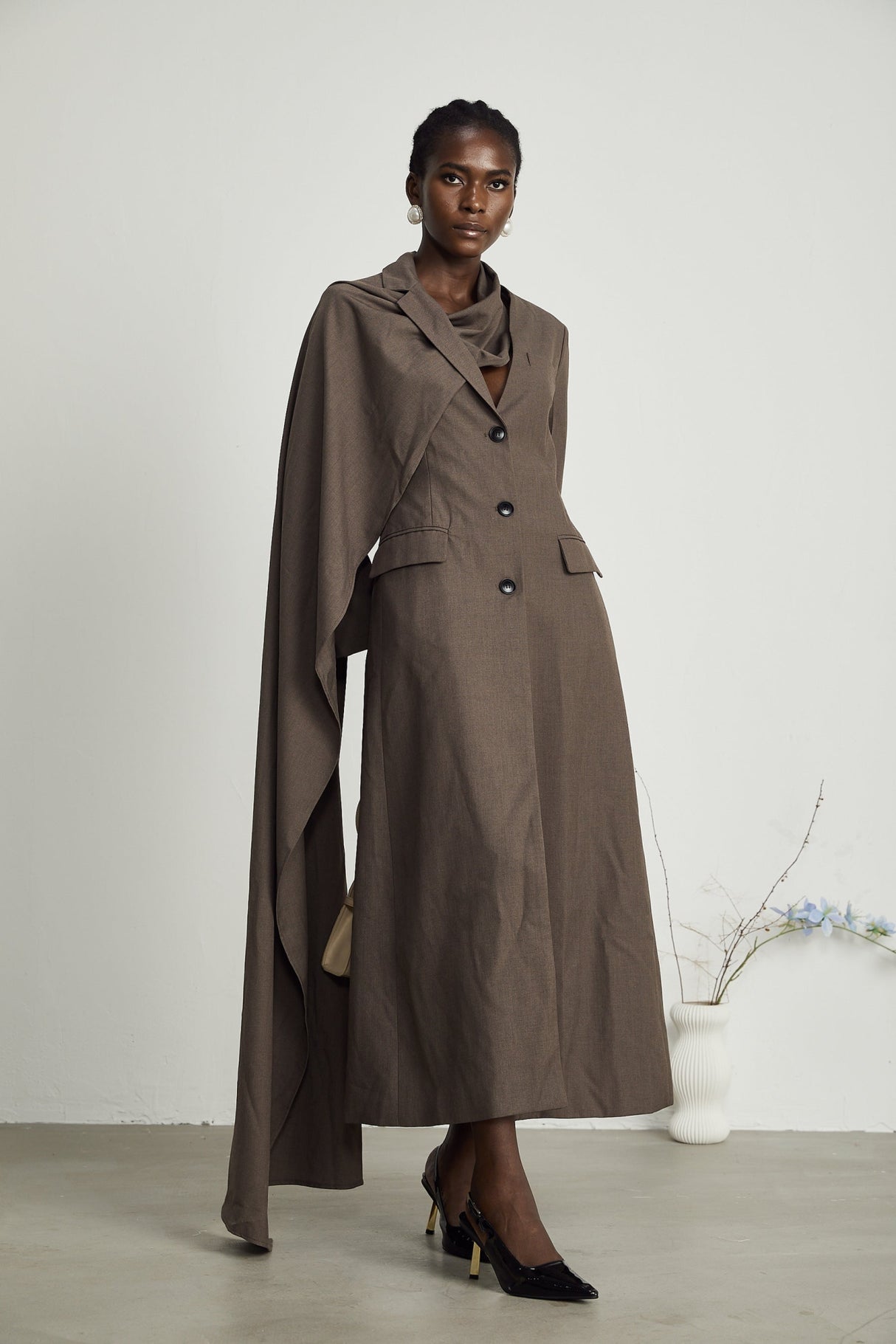 Rylee Trench Coat with Scarf Detailing
