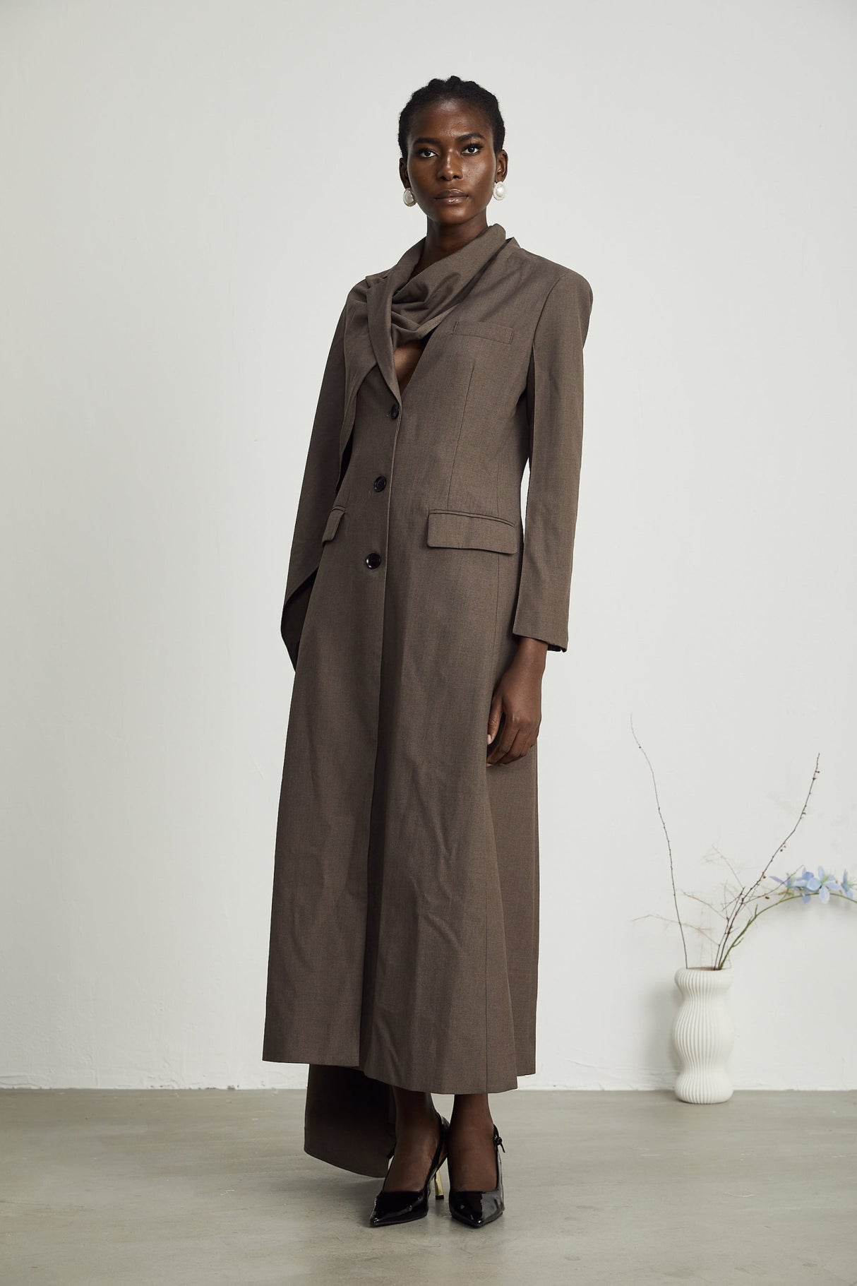 Rylee Trench Coat with Scarf Detailing